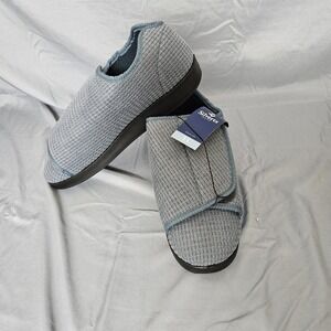 Silverts Adaptive Shoes Men's Size 13 Gray Hook & Loop Slip Resistant NEW